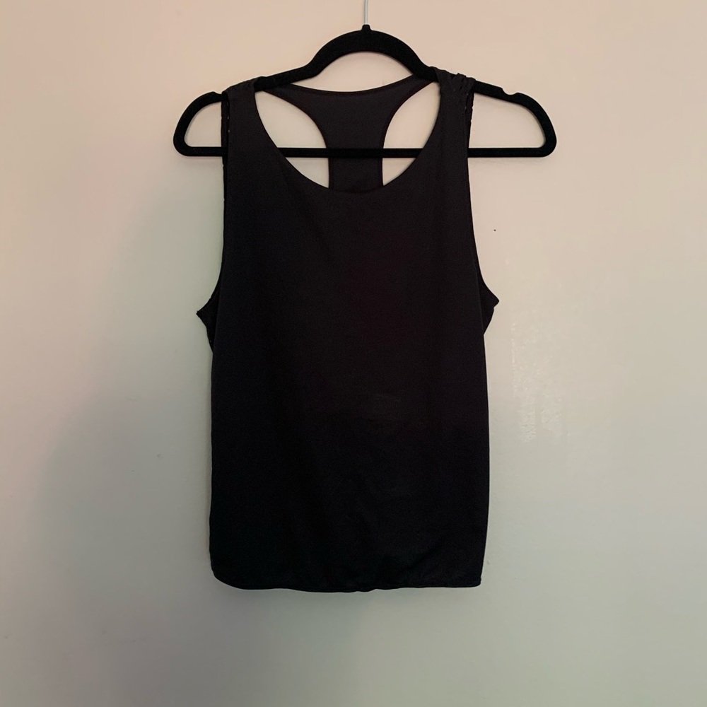 Black reversible tank top